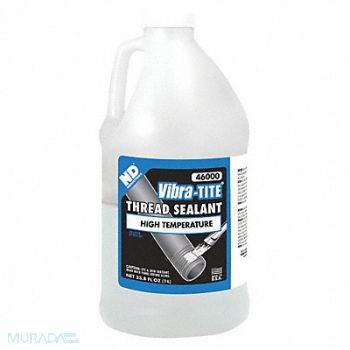 VIBRA-TITE Thread Sealant White Bottle 1L, 49CH26