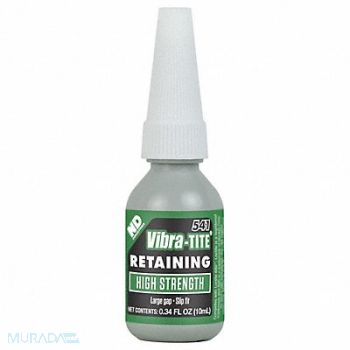 VIBRA-TITE Retaining Compound 0.3381 fl oz Green, 49CH36