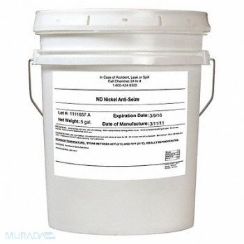 VIBRA-TITE Gen Purp Anti-Seize 5 gal Pail, 49CJ10