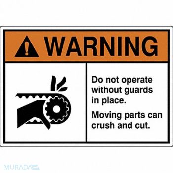 GRAINGER APPROVED Label 3 1/2 inx5 in Polyester PK5, 49CK04