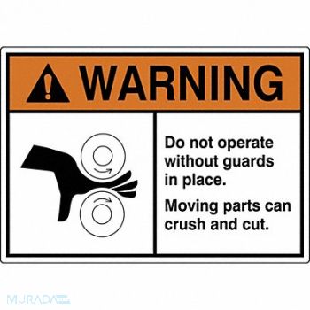 GRAINGER APPROVED Label 3 1/2 inx5 in Polyester PK5, 49CK05