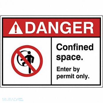 GRAINGER APPROVED Label 3 1/2 inx5 in Polyester PK5, 49CK32