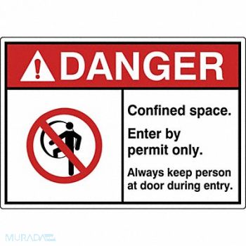 GRAINGER APPROVED Label 3 1/2 inx5 in Polyester PK5, 49CK34