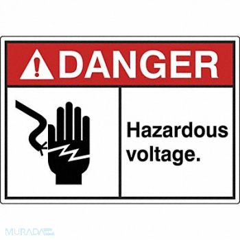 GRAINGER APPROVED Label 3 1/2 inx5 in Polyester PK5, 49CK39