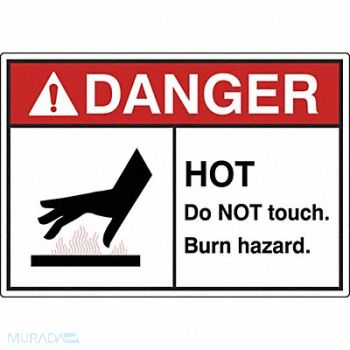 GRAINGER APPROVED Label 3 1/2 inx5 in Polyester PK5, 49CK47