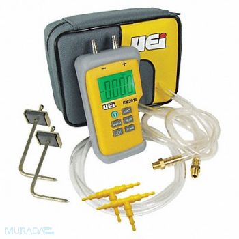UEI TEST INSTRUMENTS Air Manometer Kit -60 in wc to 60 in wc, 49CK76