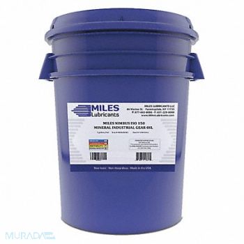 MILES LUBRICANTS Gear Oil Amber Pail 35 lb -10 deg.F, 49CL38