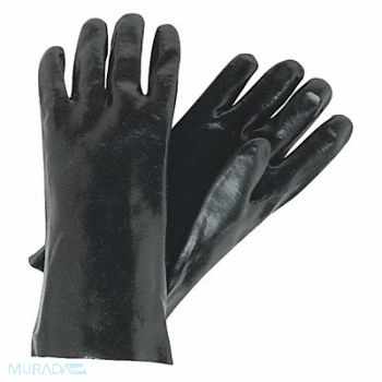 MCR SAFETY Gloves PVC L 12 in L Smooth PR PK12, 49DA37