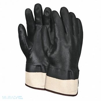 MCR SAFETY Gloves L 10 in L Jersey Sandy PR PK12, 49DA96