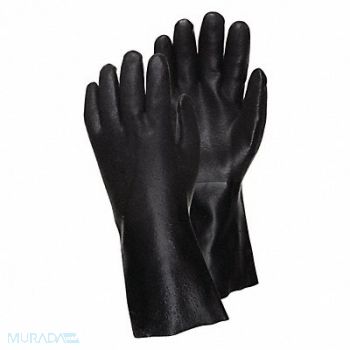 MCR SAFETY Gloves PVC L 12 in L Gauntlet PR PK12, 49DA98