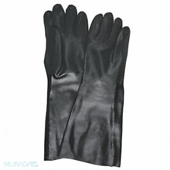 MCR SAFETY Gloves PVC L 18 in L Gauntlet PR PK12, 49DA99