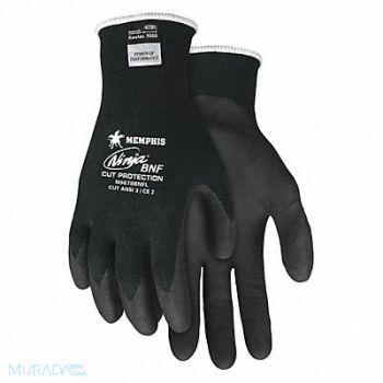 MCR SAFETY Cut Resistant Gloves A3 2XL Black PR, 49DC44