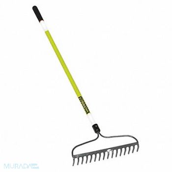 SEYMOUR MIDWEST STRUCTRON Bow Rake 60 in Handle L Steel Tine, 49DG95