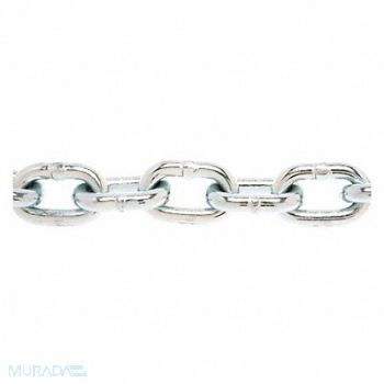 CAMPBELL Chain 20ft 3/8in Proof Coil Zinc Plated, 49DM27