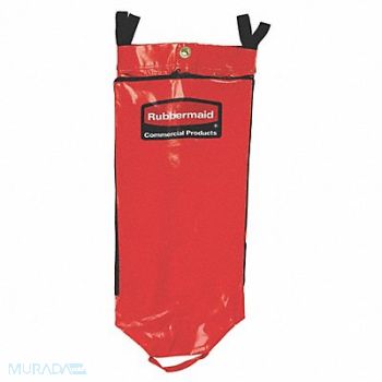 RUBBERMAID COMMERCIAL PRODUCTS Recycling Cart Bag 34 gal Cap. Red, 49DR33