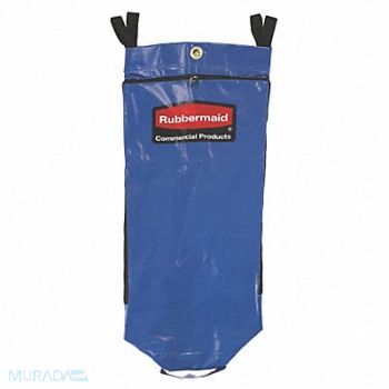RUBBERMAID COMMERCIAL PRODUCTS Recycling Cart Bag 34 gal Cap. Blue, 49DR34