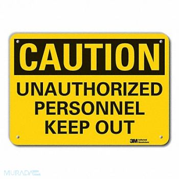 LYLE Caution Sign 7 in x 10 in Plastic, 460G85