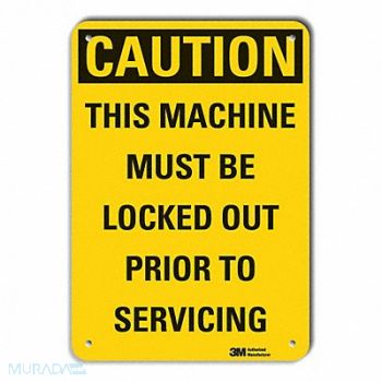 LYLE Caution Sign 10 in x 7 in Plastic, 460J40