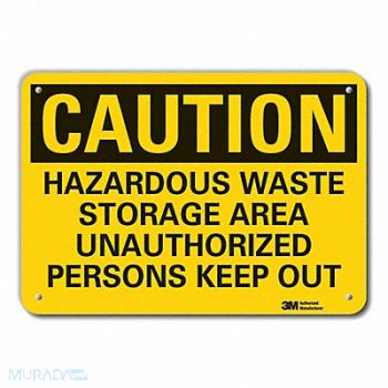 LYLE Caution Sign 7 in x 10 in Plastic, 460H91