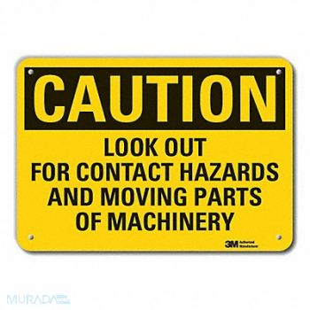 LYLE Caution Sign 7 in x 10 in Plastic, 460H92