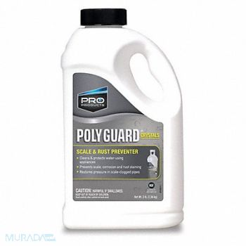 POLY GUARD Scale Inhibitor 3 lb Crystals Bottle, 49EG70
