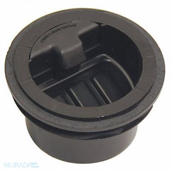 RECTORSEAL Drain 2 in Pipe Dia Black Trap Seal, 49EG75