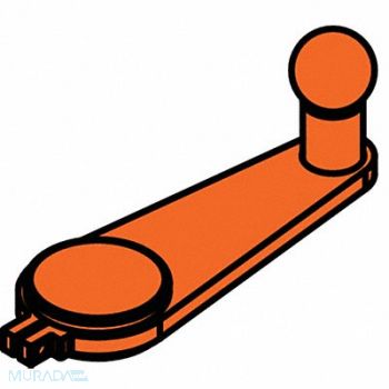 IDEAL WAREHOUSE INNOVATIONS INC. Barrier System Crank Handle Steel Orange, 49EL07