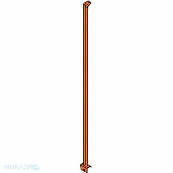 IDEAL WAREHOUSE INNOVATIONS INC. Barrier System Fence Guide Steel Orange, 49EL08