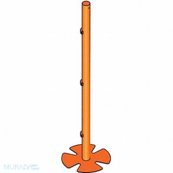 IDEAL WAREHOUSE INNOVATIONS INC. Barrier System Rotating Column Orange, 49EL09