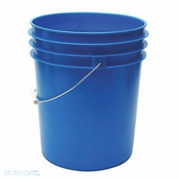 GRAINGER APPROVED K2600 Pail Polyethylene Blue Open Head, 49EN54