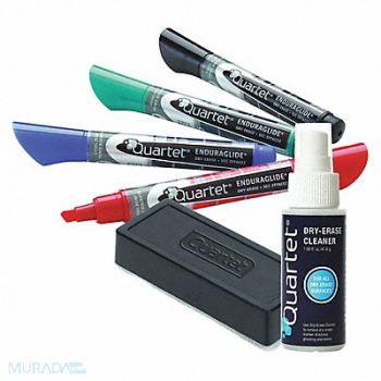 QUARTET Dry Erase Marker Set Chisel PK4, 49EU81