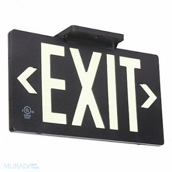 GRAINGER APPROVED Exit Sign 8 3/4 in x 15 1/2 in Plastic, 49EV41