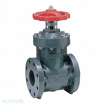 ASAHI Gate Valve 8 Pipe Size Polypropylene, 49FA12