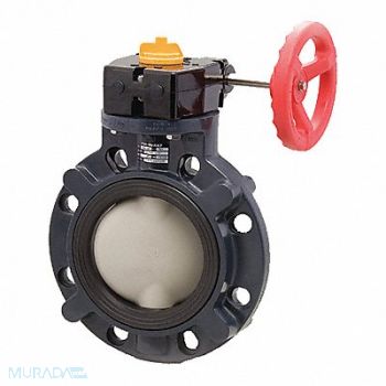 ASAHI Butterfly Valve 12 Pipe Size PVC, 49FD20