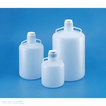 LAB SAFETY SUPPLY Carboy PP 19.98L Screw On, 49H016