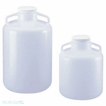 LAB SAFETY SUPPLY Carboy PP 19.98L Screw On, 49H021