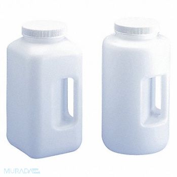 LAB SAFETY SUPPLY Jug HDPE 3.974L Screw On, 49H023