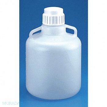 LAB SAFETY SUPPLY Carboy PP 9.993L Screw On, 49H028