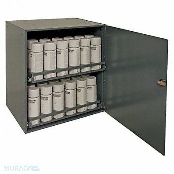 DURHAM MFG AerosolCabinet Steel Gray Assmbld 2Drwrs, 49H243