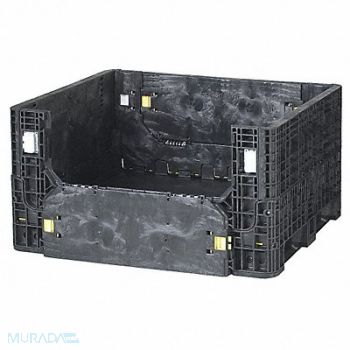 ORBIS Clps Bulk Ctr Black Solid 39 5/8 in, 49H260