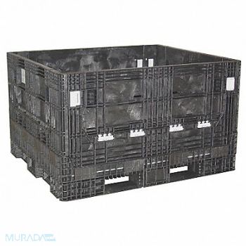 ORBIS Clps Bulk Ctr Black Solid 56 1/2 in, 49H264