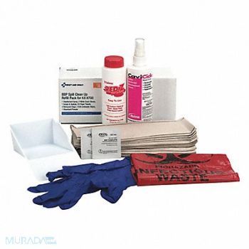 FIRST AID ONLY Bloodborne Pathogen Kit Refill, 49H354