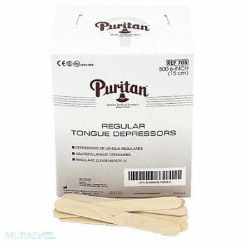 FIRST AID ONLY Tongue Depressor 6 in L PK500, 49H425