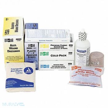 FIRST AID ONLY First Aid Kit Refill First Aid 165 pcs., 49H428