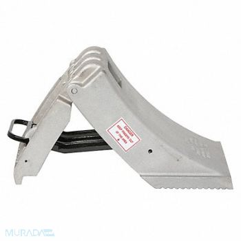 ZICO Wheel Chock 12 In H Aluminum, 49H693