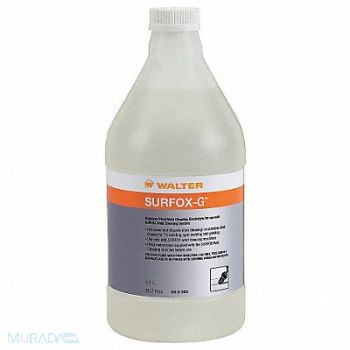 WALTER SURFACE TECHNOLOGIES Weld Cleaning Electrolyte 500 mL Bottle, 49H748