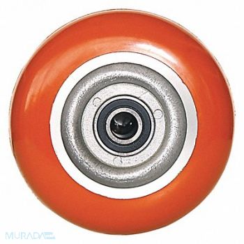 GRAINGER APPROVED PUR Tread Al Core Wheel, 49H858