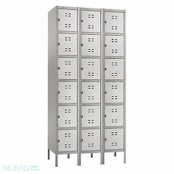 SAFCO Bx Lckr 6x3Lckr Gray 78 x36 x18 Assm, 49J029