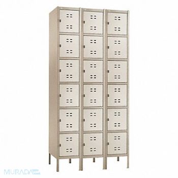 SAFCO Bx Lckr 6x3Lckr Tan 78 x36 x18 Assm, 49J030