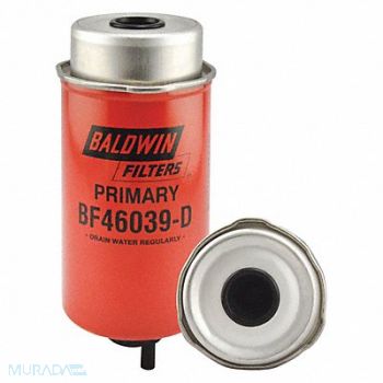 BALDWIN FILTERS Fuel/Water Separator 7-3/4 in.L Can-Type, 49JK89